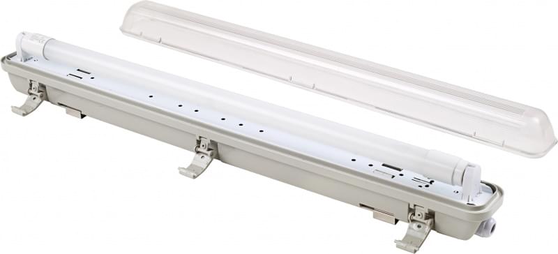 led armatuur 18w met led buizen t8 wand en plafondmontage.